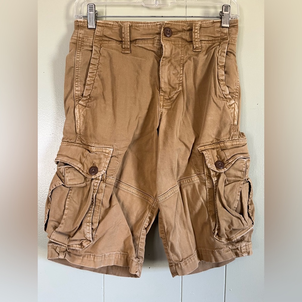American Eagle Men's Tan Cargo Shorts